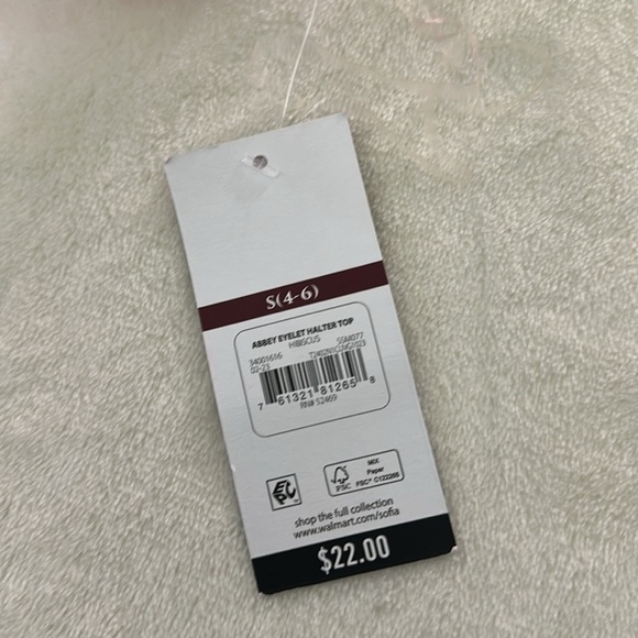 Sofia by Sofia Vergara Vibrant Red Halter Top NWT - Picture 7 of 8